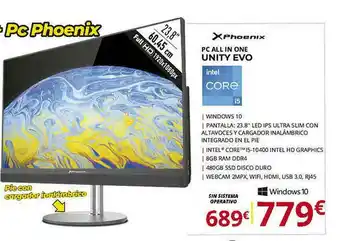 Dynos Informática Phoenix Pc All In One Unity Evo oferta