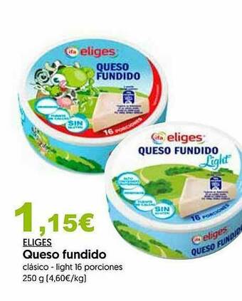 Hiper Usera Eliges Queso Fundido oferta