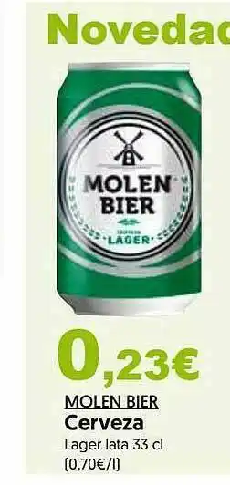 Hiper Usera Molen Bier Cerveza Lager oferta