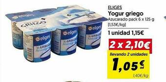 Hiper Usera Eliges Yogur Griego oferta