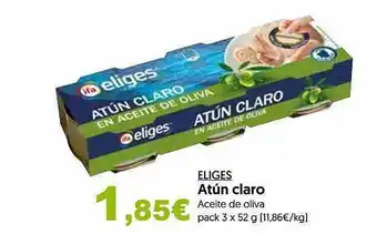 Hiper Usera Eliges Atún Claro Aceite De Oliva oferta
