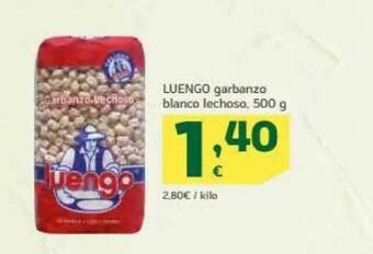 HiperDino Luengo Garbanzo Blanco Lechoso oferta