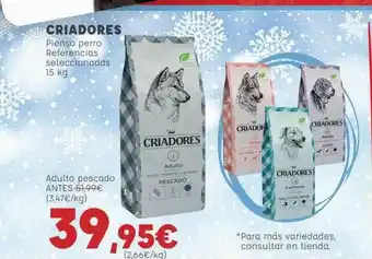 Kiwoko Criadoras Pienso Perro oferta