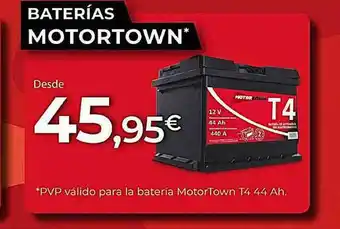 MotorTown Baterías Motortown oferta
