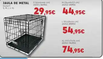 Kiwoko Jaula De Metal Outech oferta