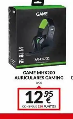 Telecable Game Mhx200 Auriculares Gaming oferta