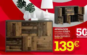 Tifón Hipermueble Aparador Modelo Cozy oferta