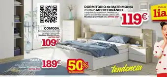 Tifón Hipermueble Dormitorio De Matrimonio Modelo Mediterráneo Cama oferta