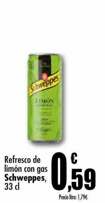 Unide Supermercados Refresco De Limón Con Gas Schweppes oferta