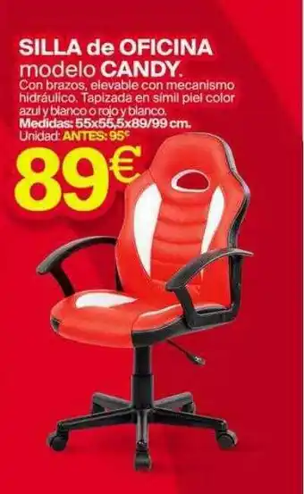 Tifón Hipermueble Silla De Oficina Modelo Candy oferta