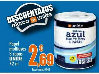 Unide Supermercados Papel Multiusos 3 Capas Unide oferta