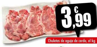 Unide Supermercados Chuletas De Aguja De Cerdo oferta