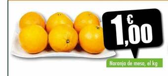 Unide Supermercados Naranja De Mesa oferta