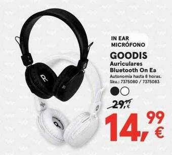 Worten Goodis Auriculares Bluetooth On Ea oferta
