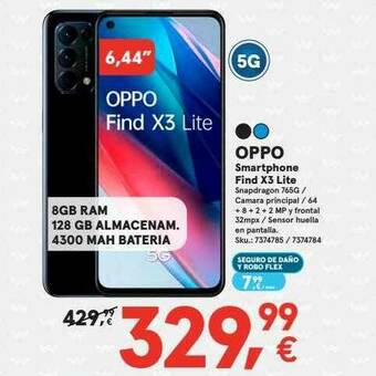Worten Oppo Smartphone Find X3 Lite oferta