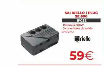 Sai Riello I Plug Se 600