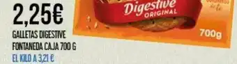 Galletas Digestive Fontaneda Caja
