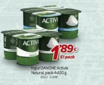 Alsara Supermercados Yogur Danone Activia Natural oferta