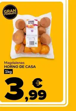 Supeco HORNO DE CASA Magdalenas oferta