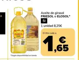 Supeco FRIESOL O ELOSOL Aceite de girasol oferta