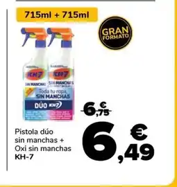 Supeco KH7 Pistola dúo sin manchas + Oxi sin manchas oferta