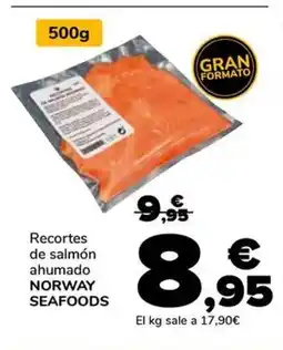 Supeco NORWAY SEAFOODS Recortes de salmón ahumado oferta