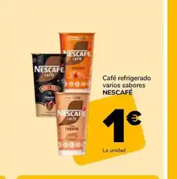 Supeco NESCAFÉ Café refrigerado varios sabores oferta