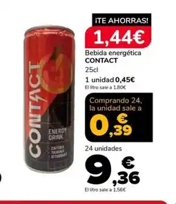 Supeco CONTACT Bebida energética oferta