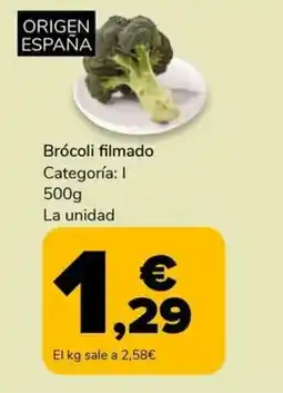 Supeco Brócoli filmado oferta