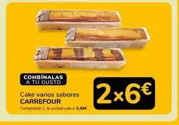 Supeco CARREFOUR Cake varios sabores oferta