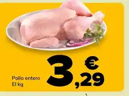 Supeco Pollo entero oferta