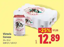 Lidl Victoria Cerveza oferta