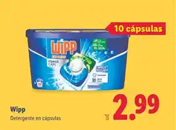 Lidl WIPP Detergente en cápsulas oferta