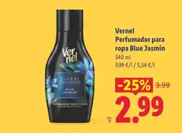 Lidl VERNEL Perfumador para ropa Blue Jasmin oferta