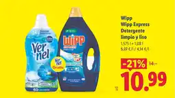 Lidl WIPP Express Detergente limpio y liso oferta