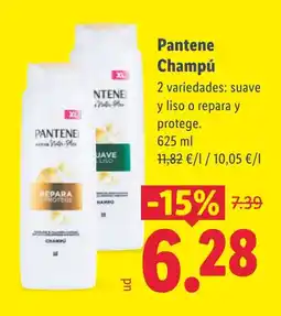 Lidl PANTENE Champú oferta