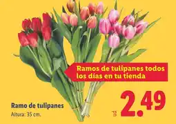Lidl Ramo de tulipanes oferta
