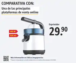 Lidl Exprimidor oferta