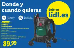 Lidl PARKSIDE Hidrolimpiadora oferta