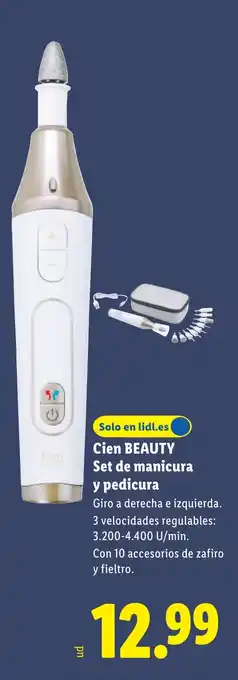 Lidl CIEN BEAUTY Set de manicura y pedicura oferta