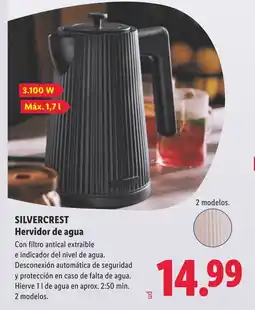 Lidl SILVERCREST Hervidor de agua oferta