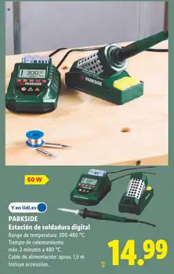 Lidl PARKSIDE Estación de soldadura digital oferta