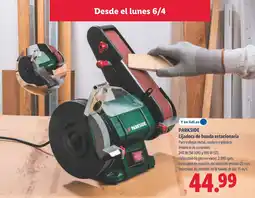 Lidl PARKSIDE Lijadora de banda estacionaria oferta