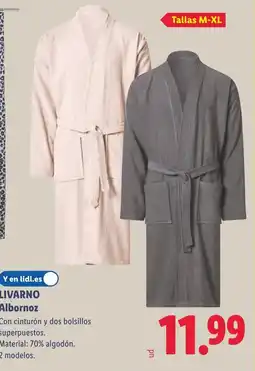 Lidl LIVARNO Albornoz oferta