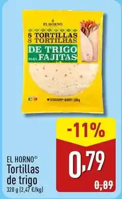 ALDI Horno de oro - tortillas de trigo oferta