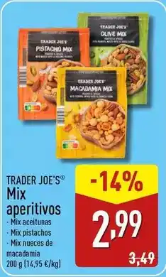 ALDI Trader joe´s - mix aperitivos oferta