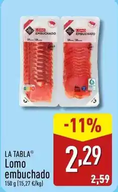 ALDI Lomo embuchado oferta