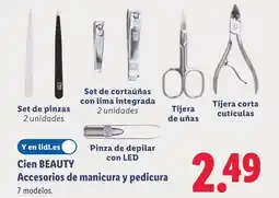 Lidl CIEN BEAUTY Accesorios de manicura y pedicura oferta