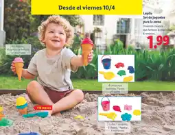 Lidl LUPILU Set de juguetes para la arena oferta