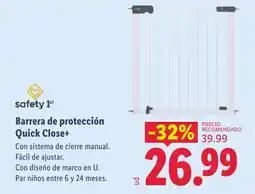 Lidl Barrera de protección Quick Close+ oferta